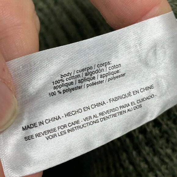 Bass Outdoor Olive Green Quarter-Zip Pullover Sweater S Mens NWT 6385 - Picture 5 of 8